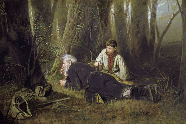 В.Перов. Птицелов. 1870 г.