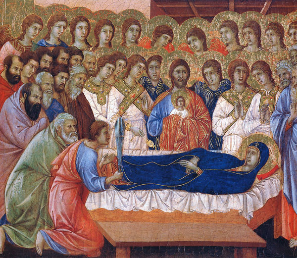 Успение Богородицы. Дуччо, 1308-1311 год, Сиена, музей собора