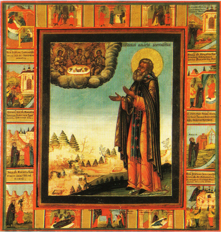 Архангельская икона Макария Унженского. В разных местах на севере существует устойчивая легенда, что Макарий там побывал