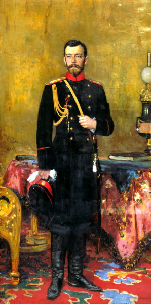 Николай II. Картина Ильи Репина