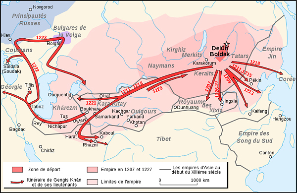 Походы Чингисхана и и его полководцев