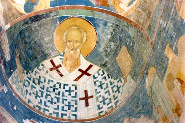 Никола. Фреска Дионисия из Ферапонтова монастыря