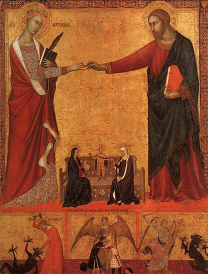 Обручение Екатерины Александрийской с Христом
