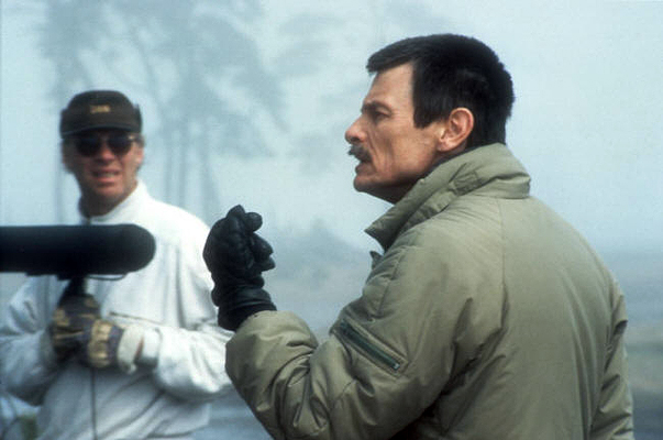 Андрей Тарковский на съемках фильма "Жертвоприношение". 1985 год.