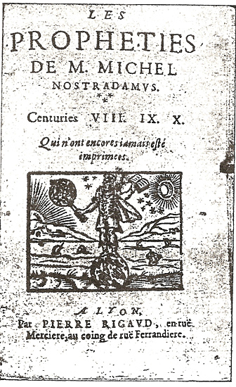 Nostradamus Centuries. Обложка первого издания